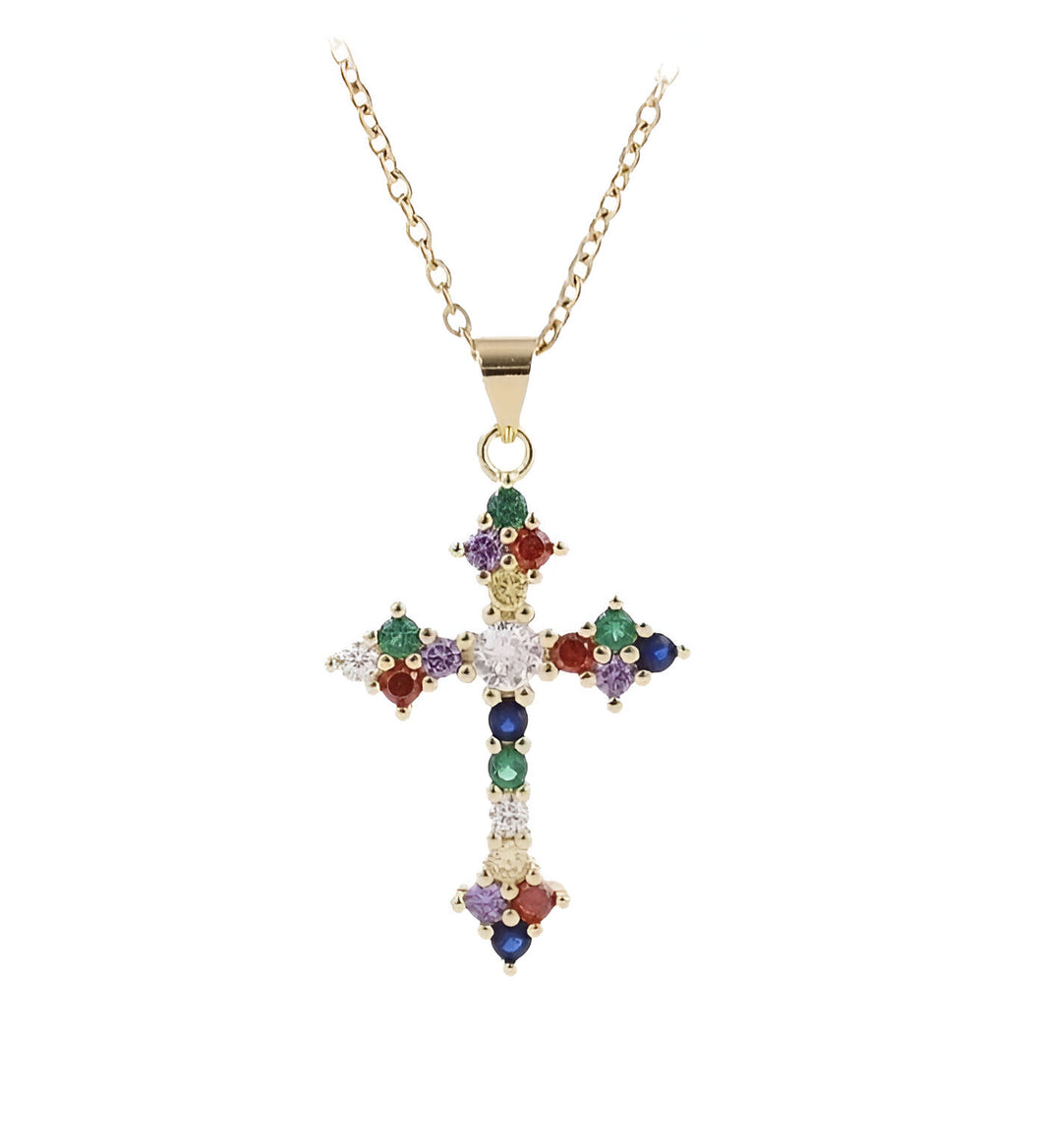 STAINED GLASS CROSS