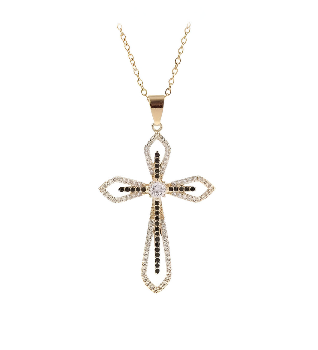 STAINED CRYSTAL  CROSS