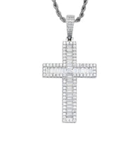 Load image into Gallery viewer, BAGUETTE DIAMOND CROSS
