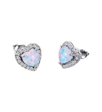 Load image into Gallery viewer, VINTAGE OPAL HEART
