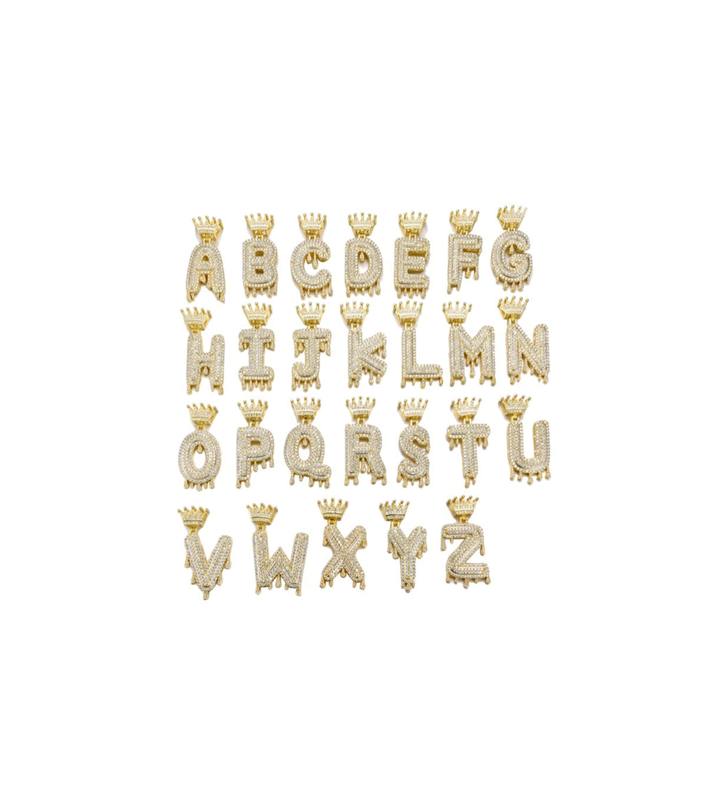 INITIAL A-Z DRIP CROWN
